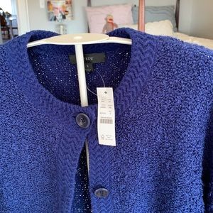J. Crew Reimagined‎ tweedy textured cardigan . NWT